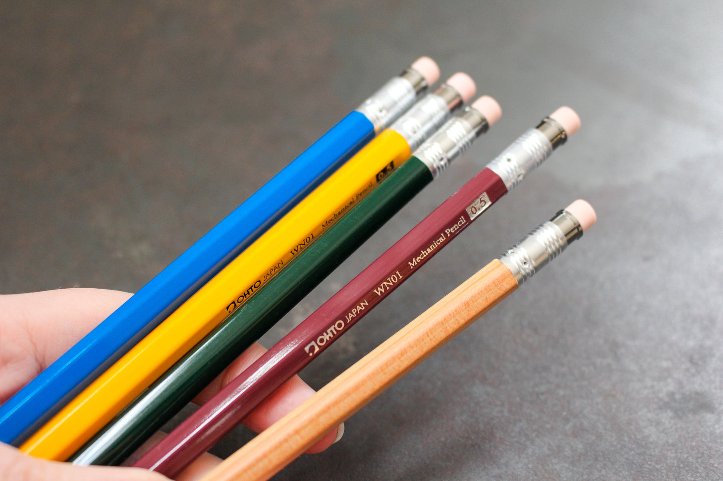OHTO WN01 Mechanical Pencil - 0.5mm Natural | Flywheel | Stationery | Tasmania