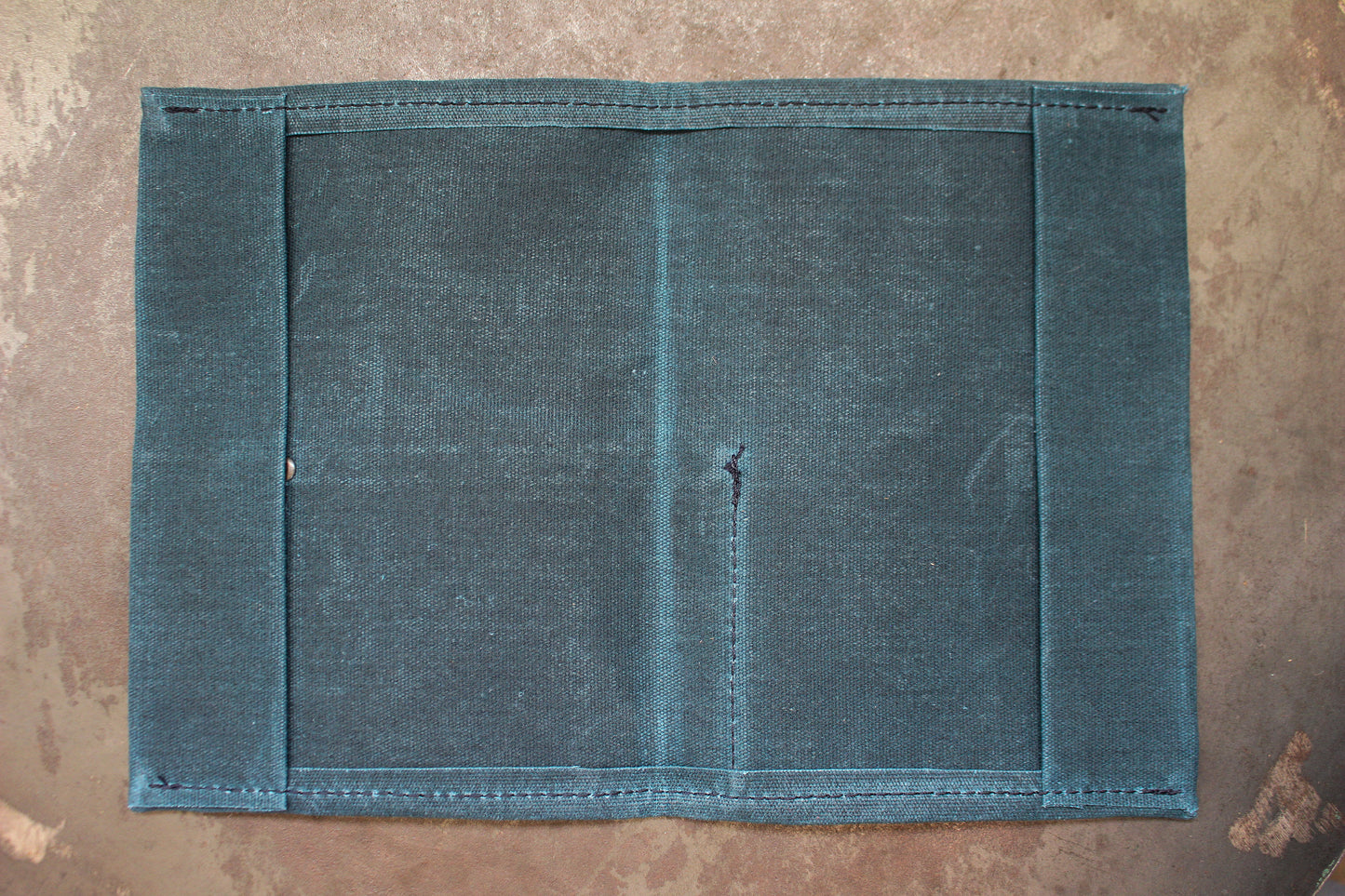 Parchment & Hide A5 Notebook Cover - Teal & Khaki | Flywheel | Stationery | Tasmania