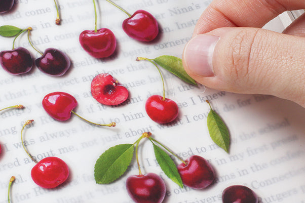 Appree Fruit Stickers - Cherry | Flywheel | Stationery | Tasmania