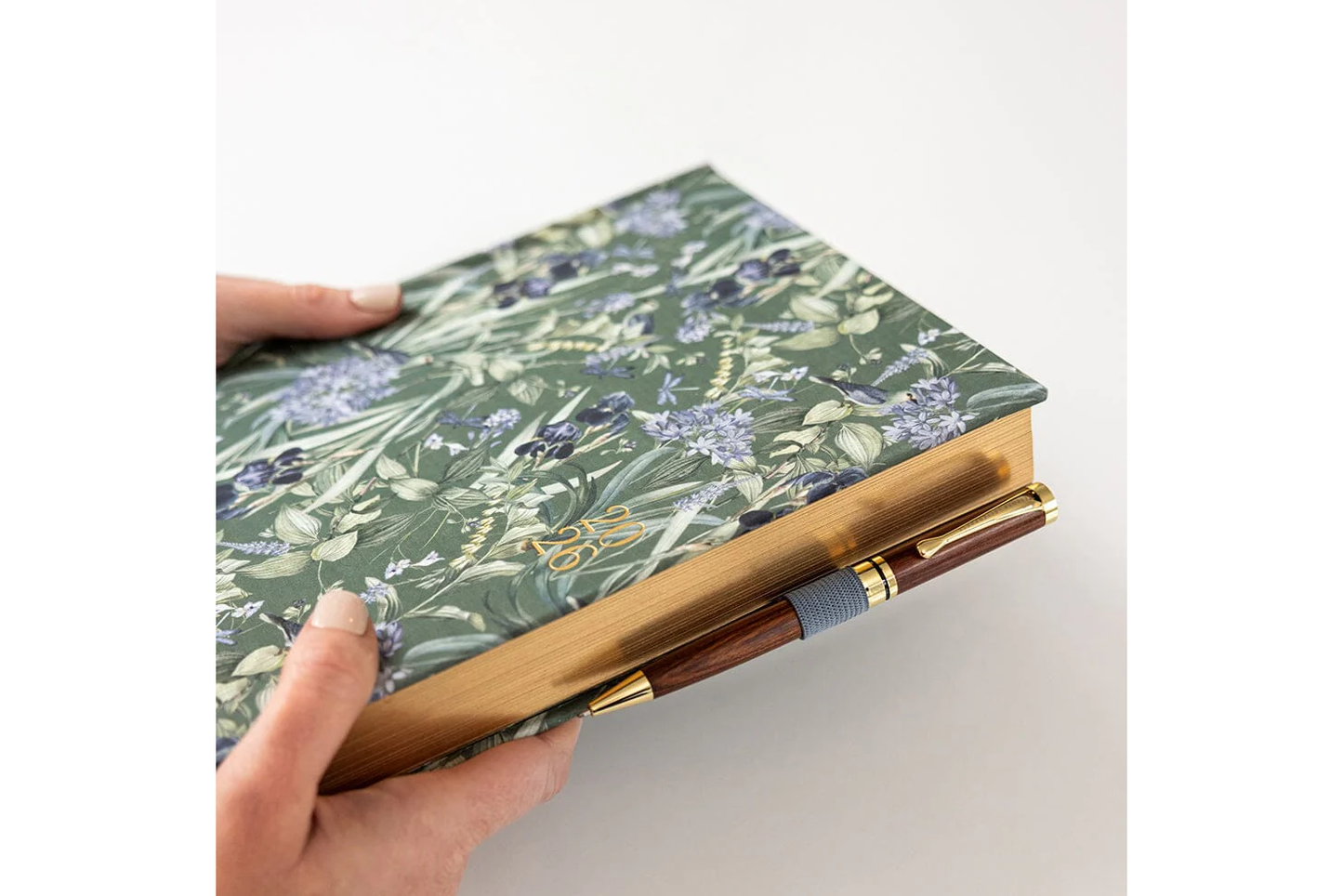 Bespoke Letterpress Adhesive Pen Loop - Denim Blue | Flywheel | Stationery | Tasmania