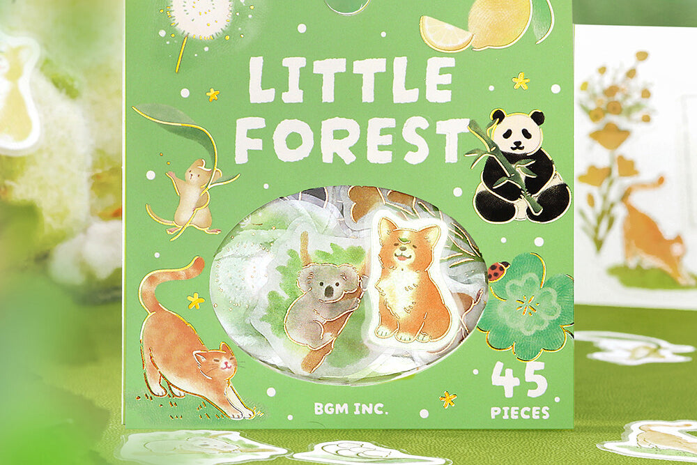 BGM Flake Stickers - Little Forest Green | Flywheel | Stationery | Tasmania