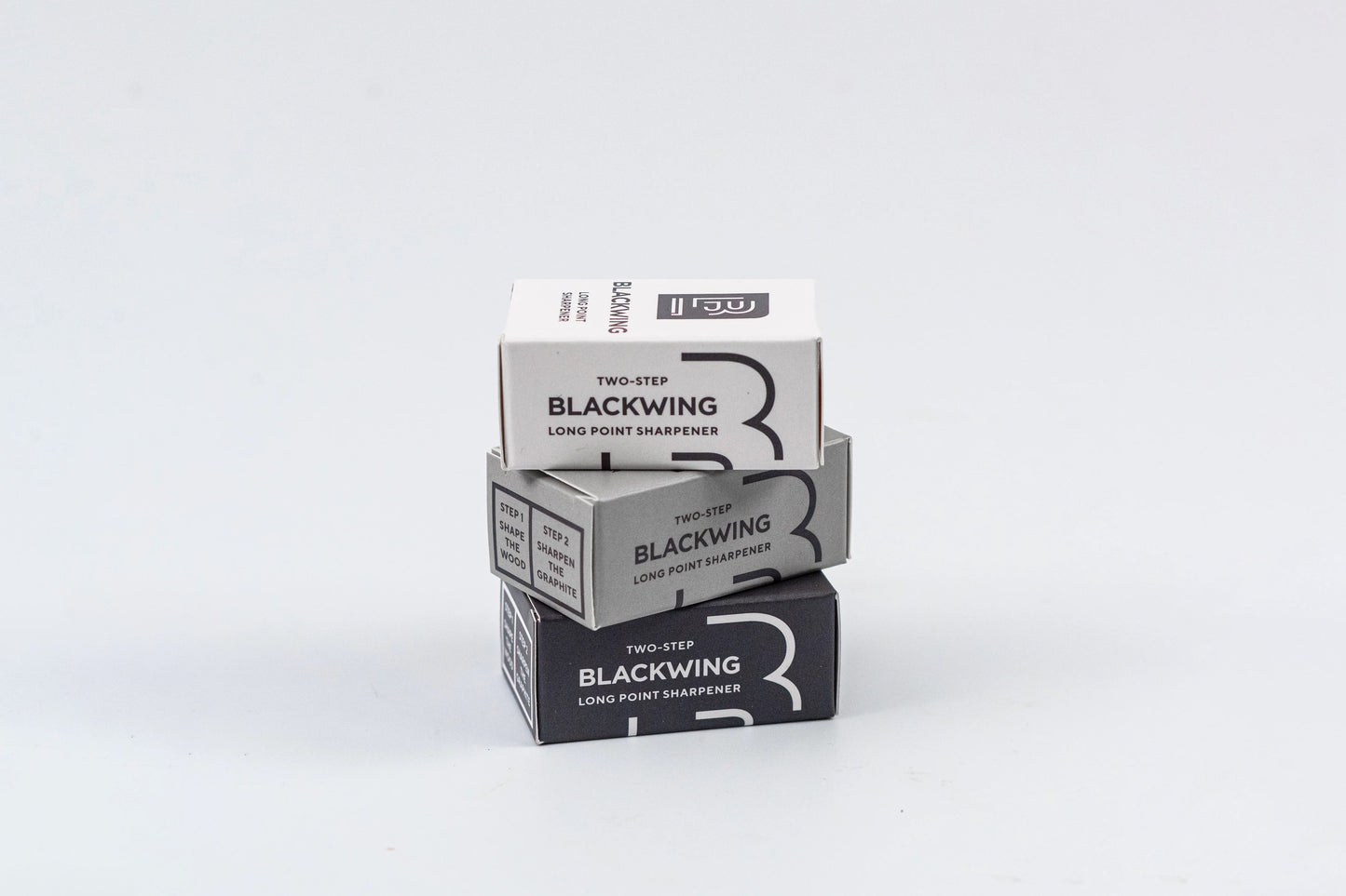 Blackwing Two-Step Long Point Sharpener - Grey | Flywheel | Stationery | Tasmania