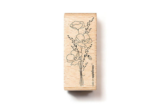 Cats on Appletrees Stamp - Bouquet