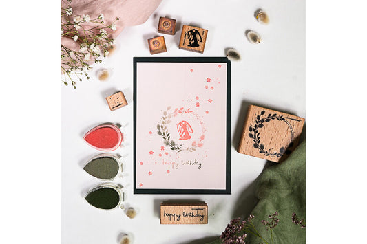 Cats on Appletrees Stamp - Clara the Rabbit