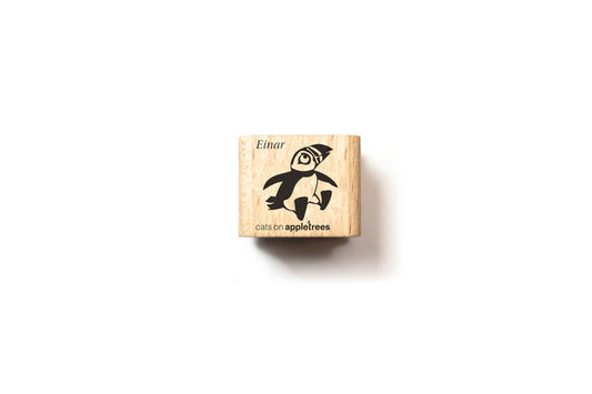 Cats on Appletrees Stamp - Einar the Puffin
