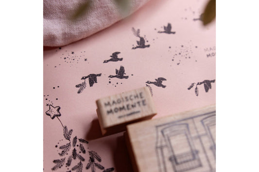 Cats on Appletrees Mini Stamp - Hetti the Flying Goose