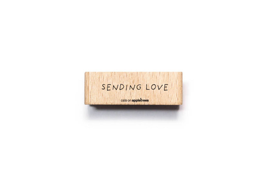 Cats on Appletrees Stamp - Sending Love
