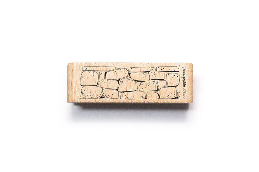 Cats on Appletrees Stamp - Stone Wall