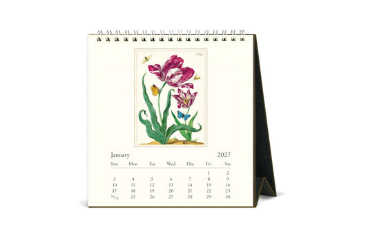 Cavallini 2027 Desk Calendar - Flora & Fauna