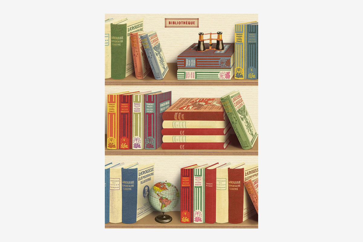 Cavallini Poster - Library Books