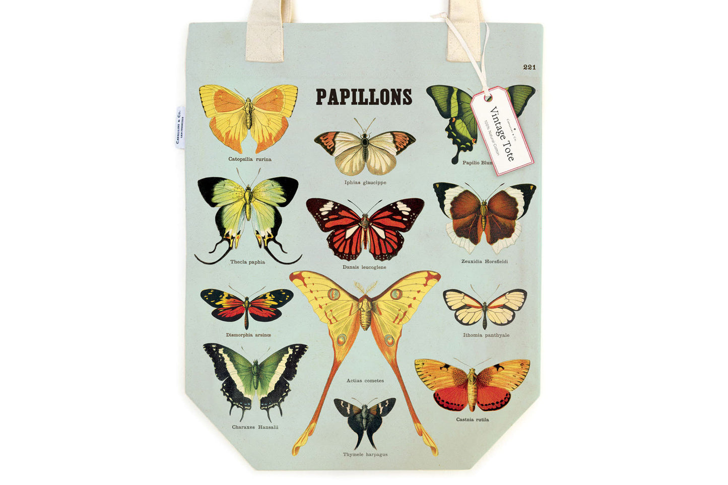 Cavallini Tote Bag - Butterflies | Flywheel | Stationery | Tasmania