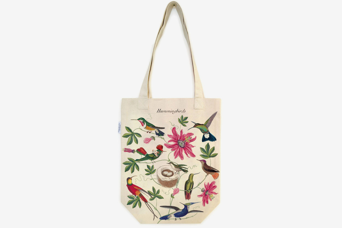 Cavallini Tote Bag - Hummingbirds | Flywheel | Stationery | Tasmania