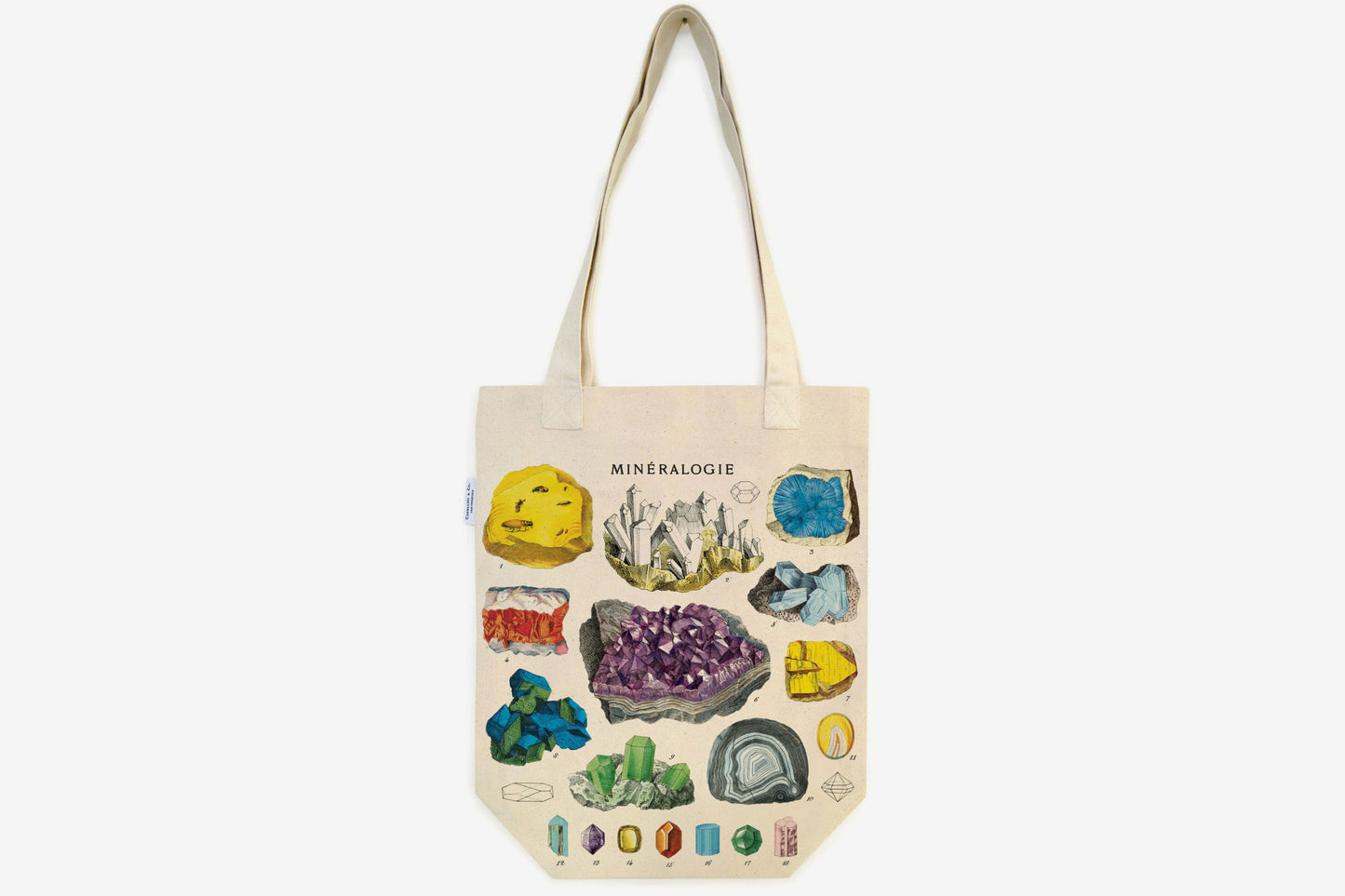 Cavallini Tote Bag - Mineralogy | Flywheel | Stationery | Tasmania