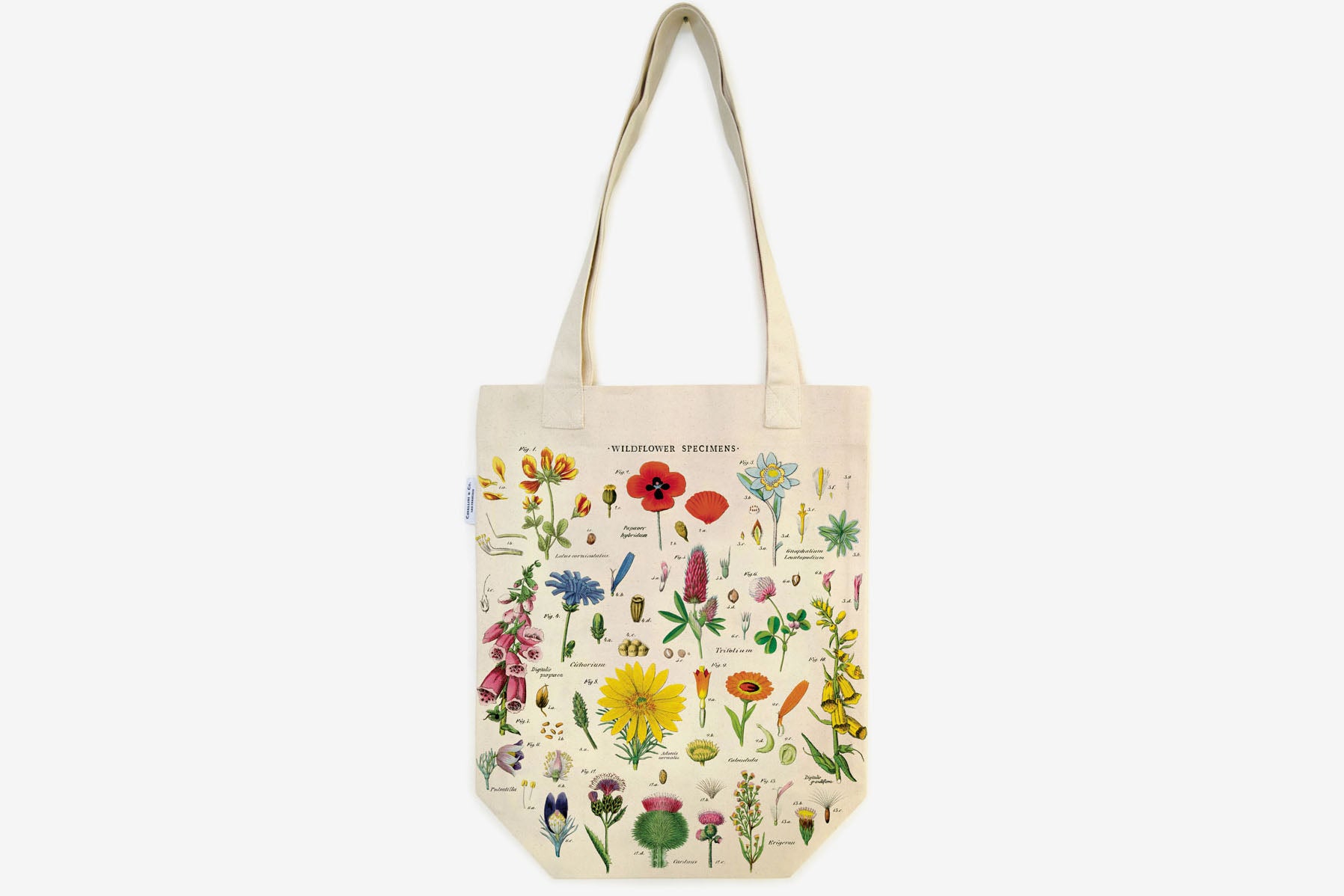 Cavallini Tote Bag Wildflowers Flywheel cavallini-tote-bag-wildflowers-flywheel