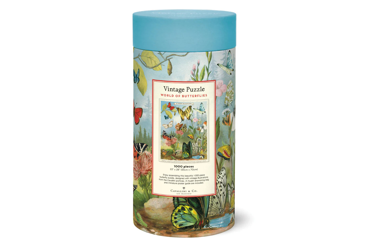 Cavallini 1000 Piece Puzzle - World of Butterflies | Flywheel | Stationery | Tasmania