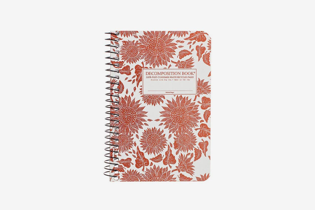 Decomposition Book Pocket - Sunflowers | Flywheel | Stationery | Tasmania