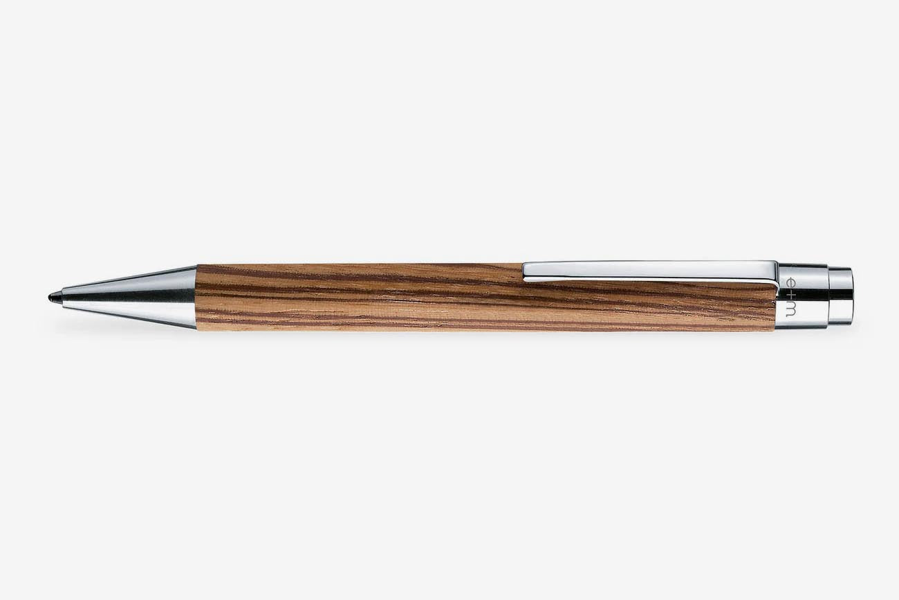 E+M Vivo Ballpoint Pen - Zebrano | Flywheel | Stationery | Tasmania