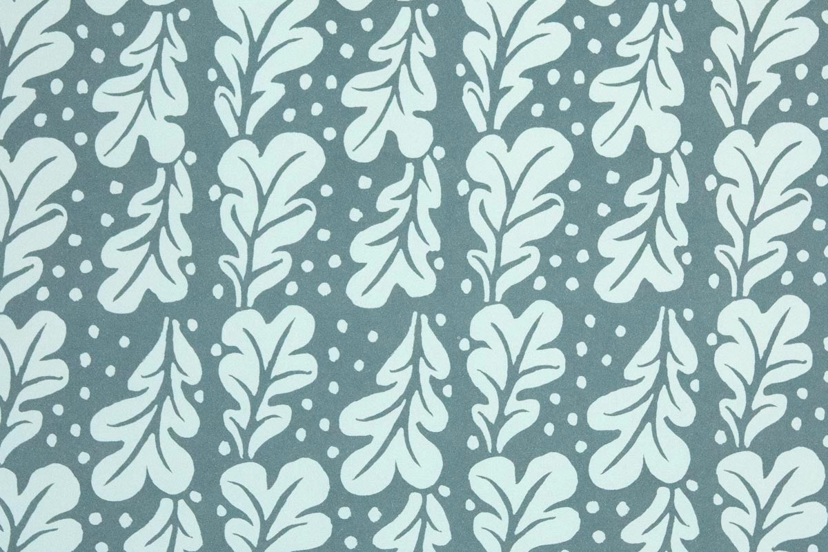 Cambridge Imprint Gift Wrap - Quercus Duck Egg | Flywheel | Stationery | Tasmania