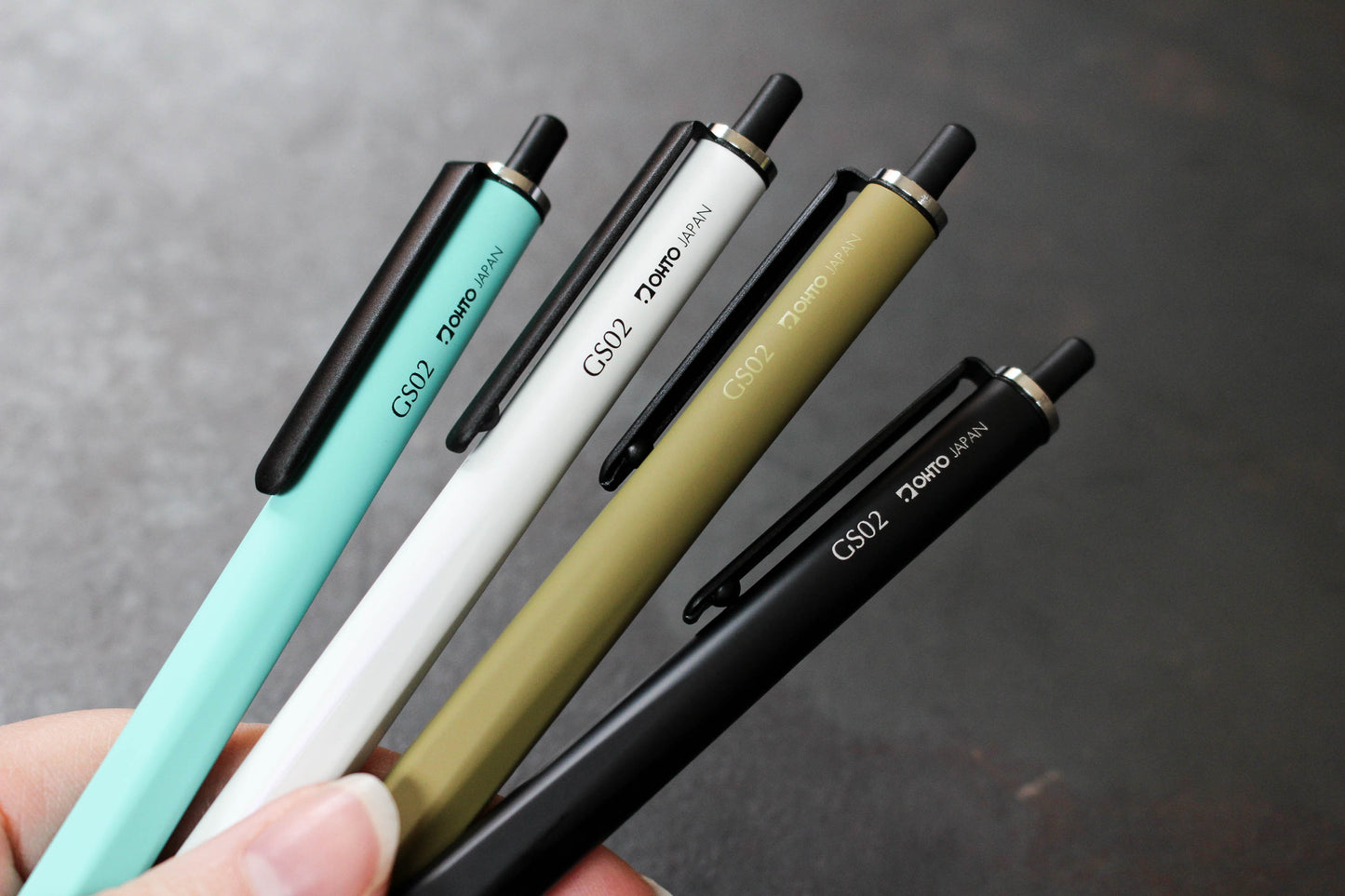 OHTO GS02 Roller Gel Pen - Khaki | Flywheel | Stationery | Tasmania