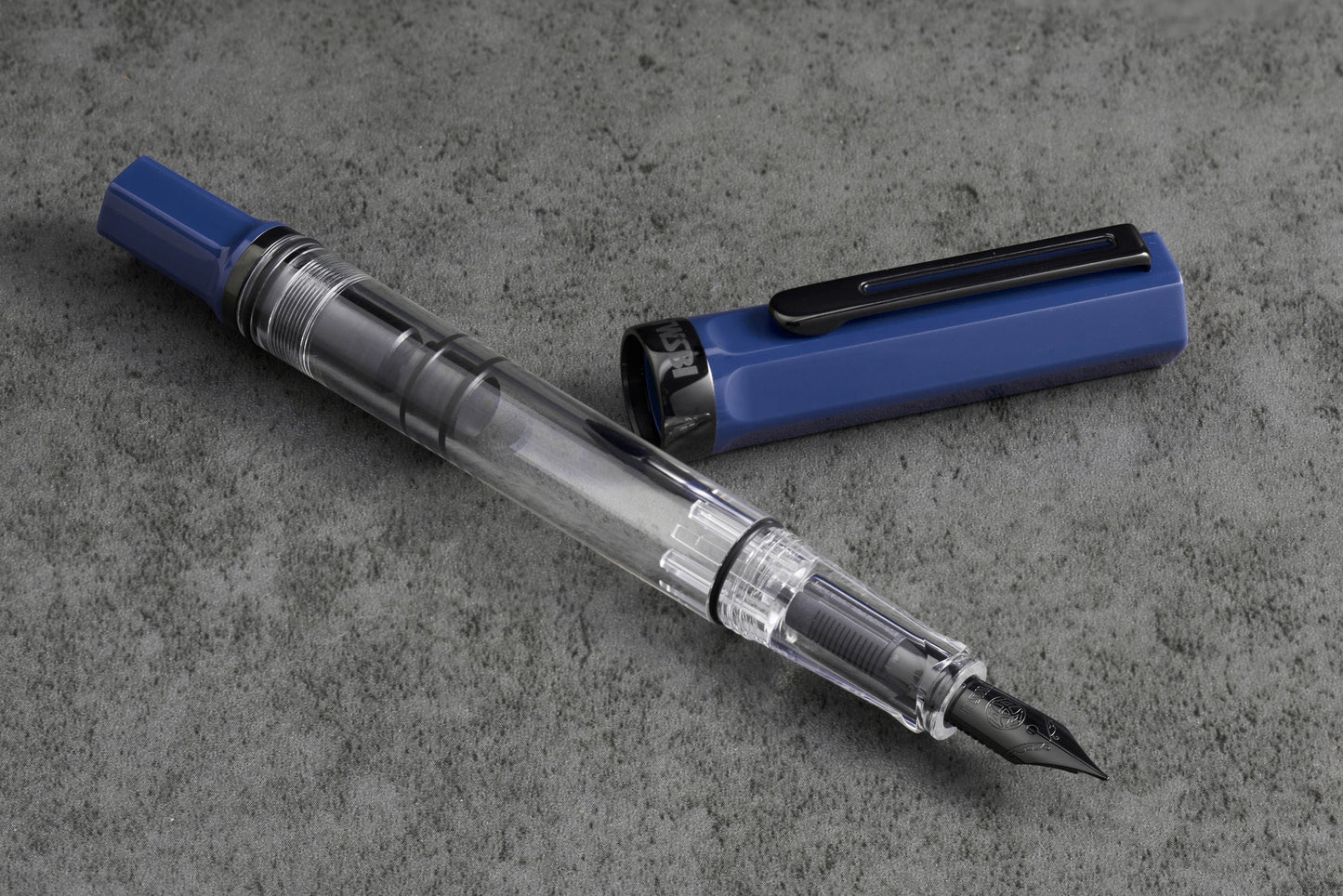 TWSBI Eco Fountain Pen - Slate Blue with Onyx | Flywheel | Stationery | Tasmania