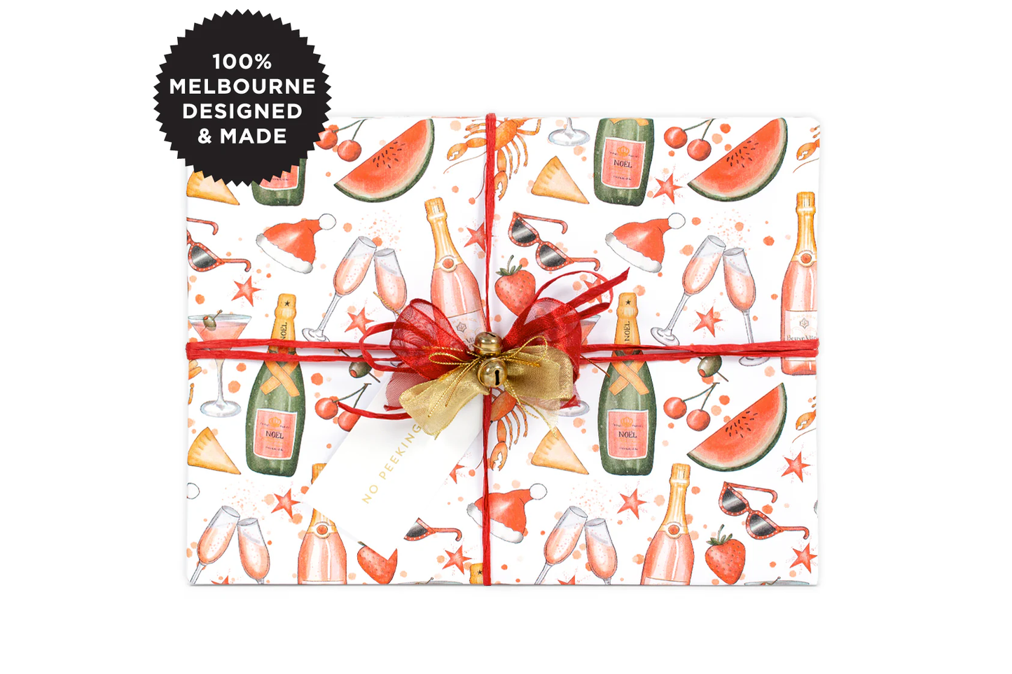 Inky Co Wrap - Christmas Cheer | Flywheel | Stationery | Tasmania