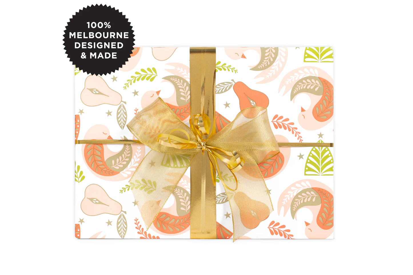 Inky Co Wrap - In a Pear Tree | Flywheel | Stationery | Tasmania