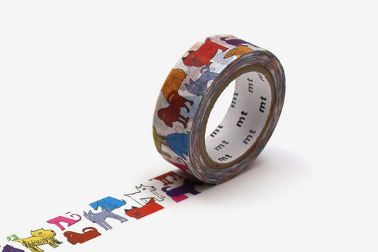 MT Masking Tape - Lisa Larson Colourful Dog | Flywheel | Stationery | Tasmania