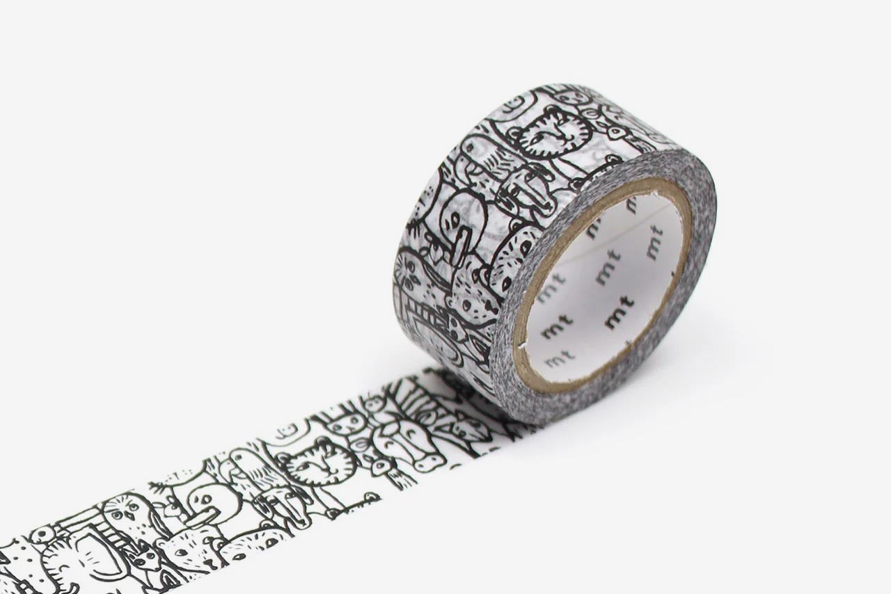 MT Masking Tape - Cup of Therapy Animals | Flywheel | Stationery | Tasmania