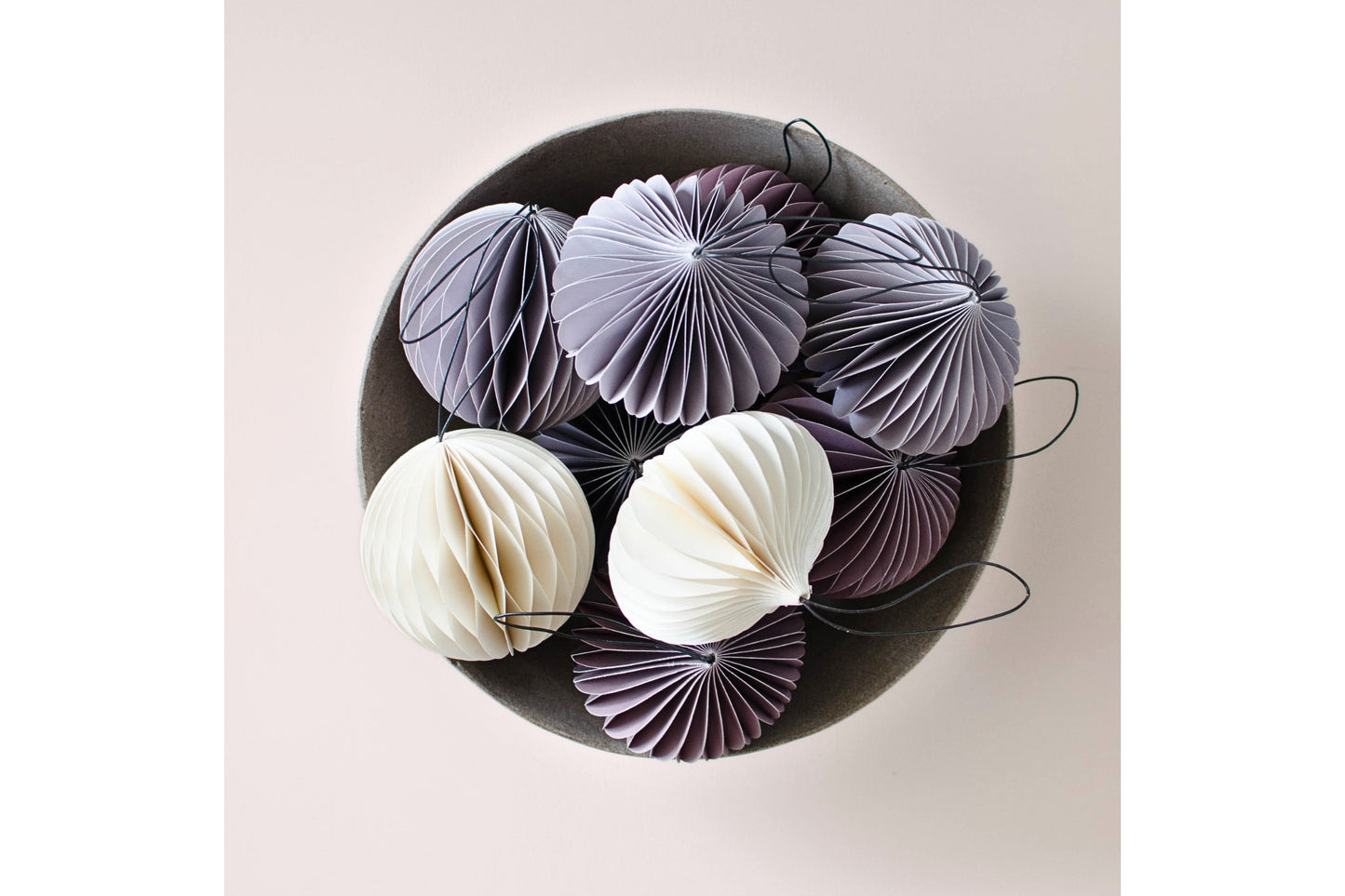 Nordic Rooms Paper Jewel Ornament - Lilac | Flywheel | Stationery | Tasmania