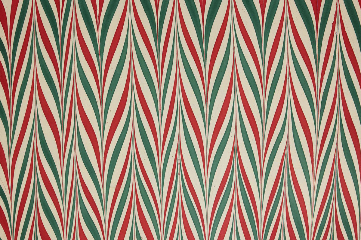 Paper Mirchi Hand Marbled Gift Wrap - Candy Stripes Jolly Flywheel Stationery Tasmania