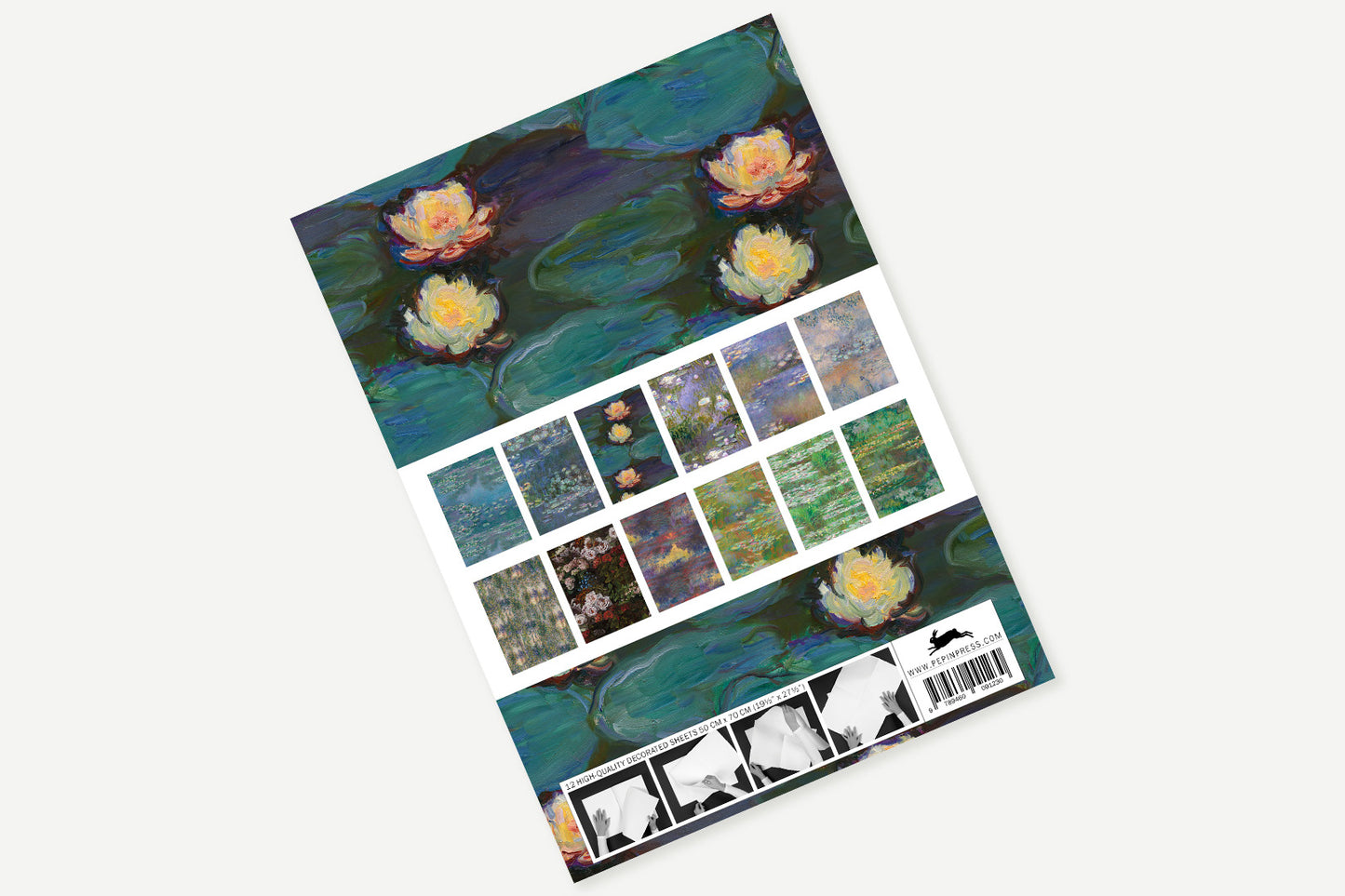 Pepin Press Gift & Creative Papers Book - Claude Monet | Flywheel | Stationery | Tasmania