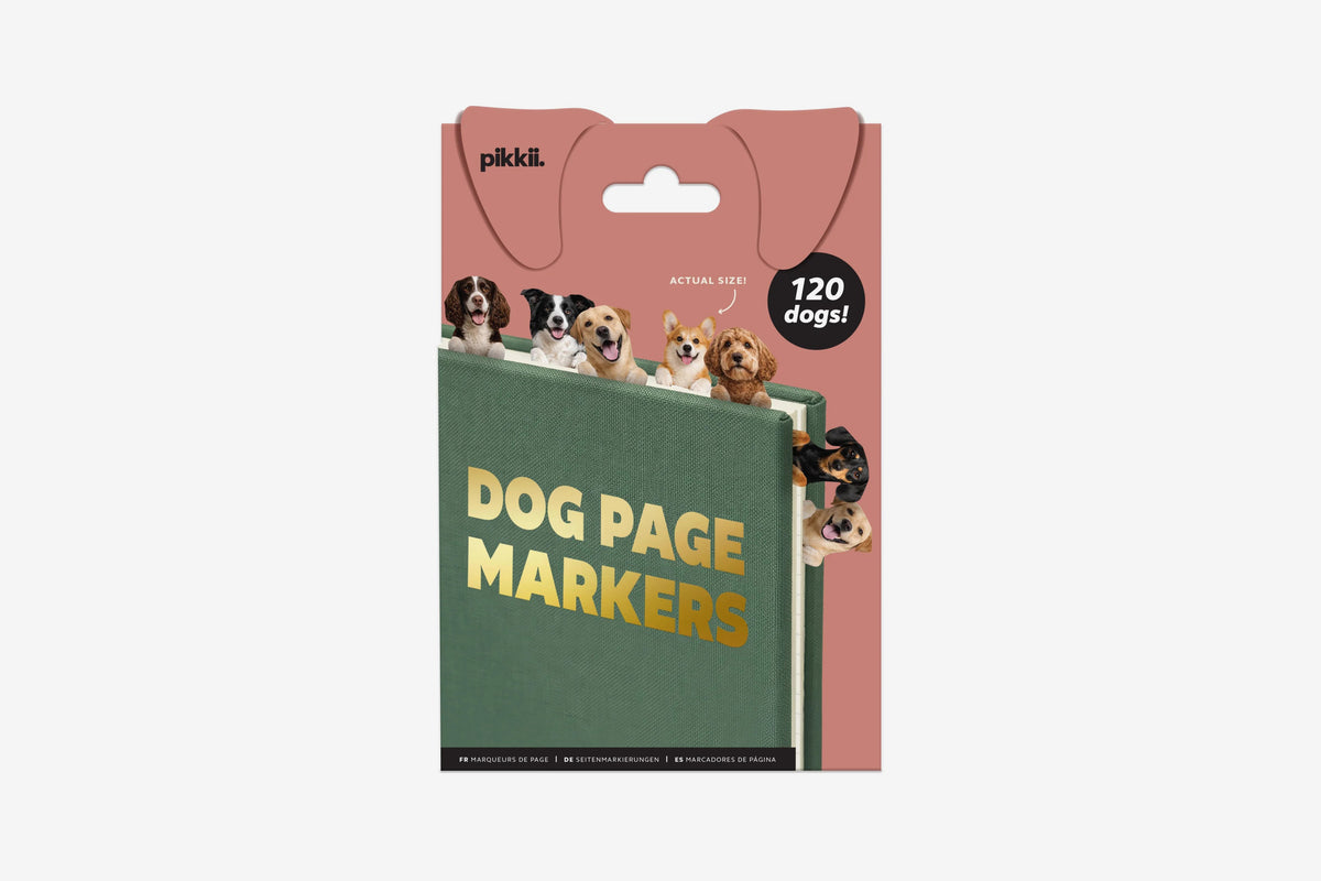 Pikkii Page Markers - Dog Flywheel Stationery Tasmania