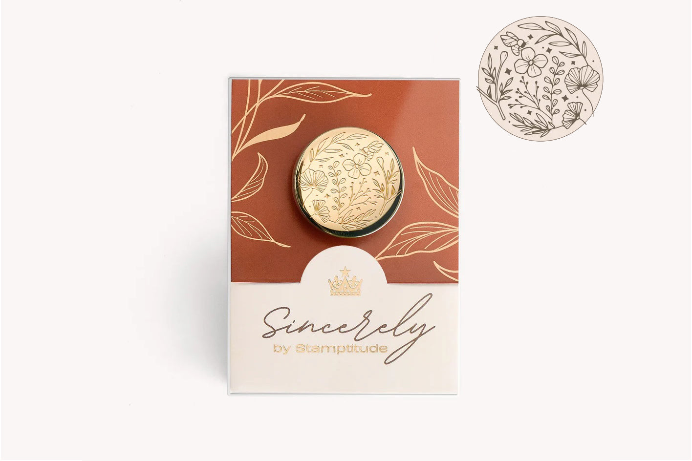 Stamptitude Wax Stamp Head - Magna Flora | Flywheel | Stationery | Tasmania