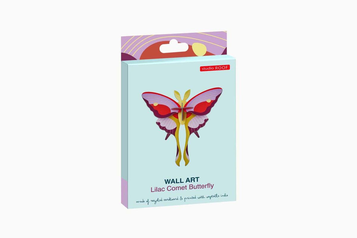 Studio Roof Wall Art - Lilac Comet Butterfly