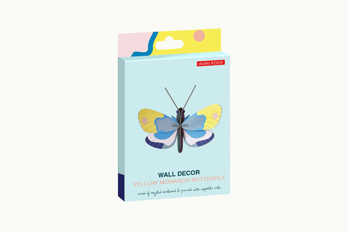 Studio Roof Wall Art - Yellow Monarch Butterfly
