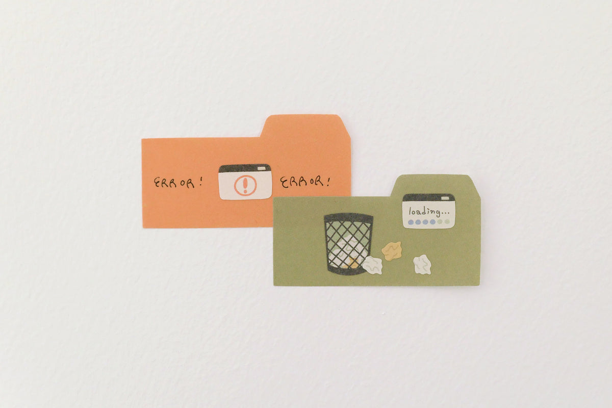 Suatelier Design Stickers - Retro Office Stickers Flywheel Stationery Tasmania