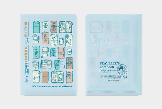 Traveler's Company 2027 Clear Folder - Passport Flywheel Stationery Tasmania