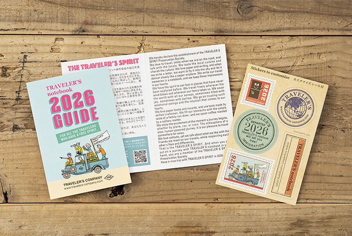 Traveler's Company 2026 Diary Insert - Passport Monthly | Flywheel | Stationery | Tasmania