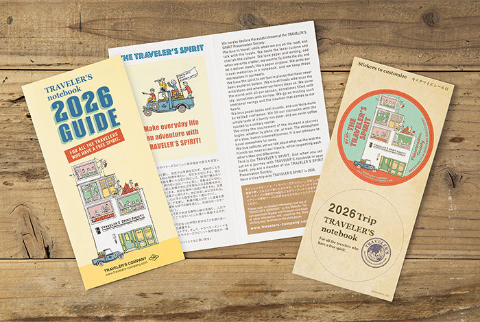 Traveler's Company 2026 Diary Insert - Regular Weekly Vertical | Flywheel | Stationery | Tasmania