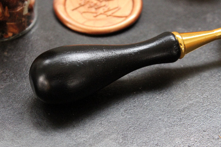 Wax Spoon - Gold & Black | Flywheel | Stationery | Tasmania