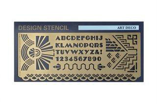 Another Studio Design Stencil - Art Deco | Flywheel | Stationery | Tasmania