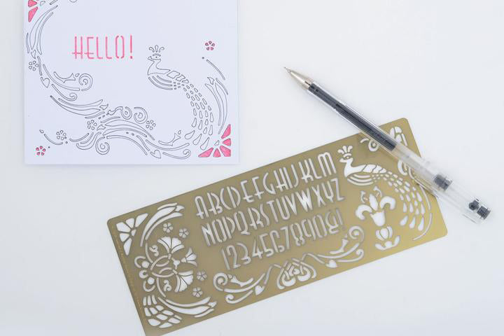 Another Studio Design Stencil - Art Nouveau | Flywheel | Stationery | Tasmania