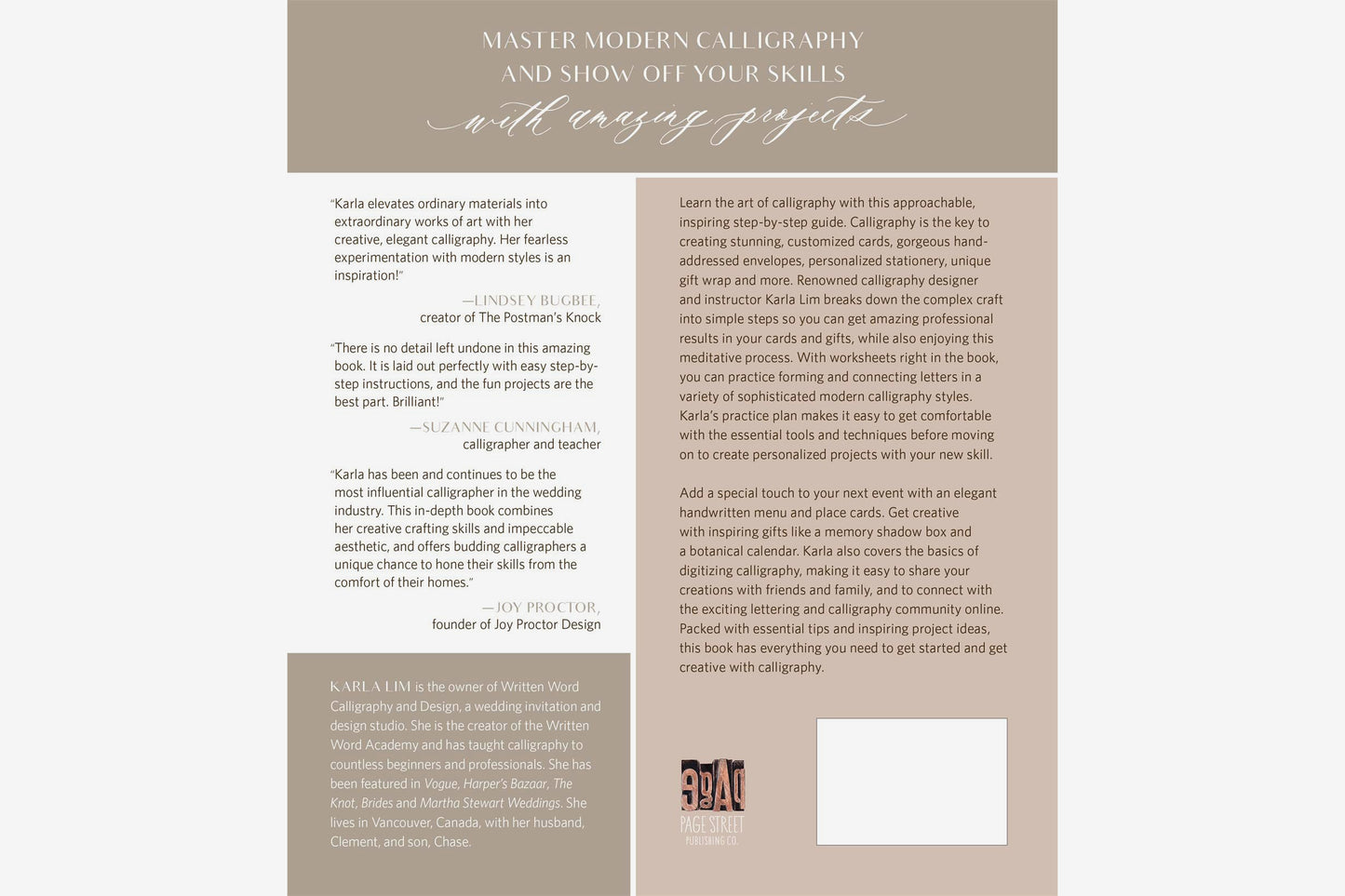 Creative Calligraphy Made Easy | Flywheel | Stationery | Tasmania