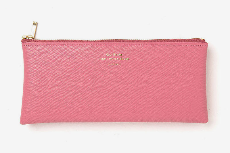 Delfonics Quitterie Flat Pencil Case - Pink – Flywheel