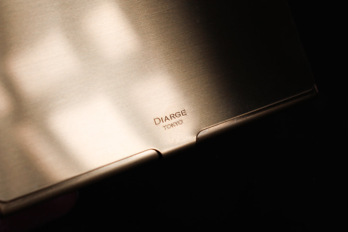 Diarge Brass Card Case | Flywheel | Stationery | Tasmania