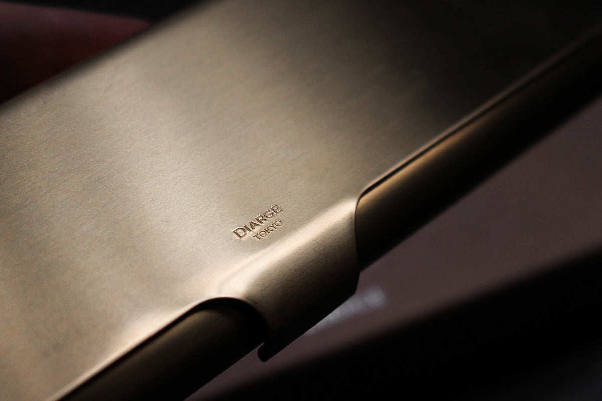 Diarge Brass Pen Case | Flywheel | Stationery | Tasmania