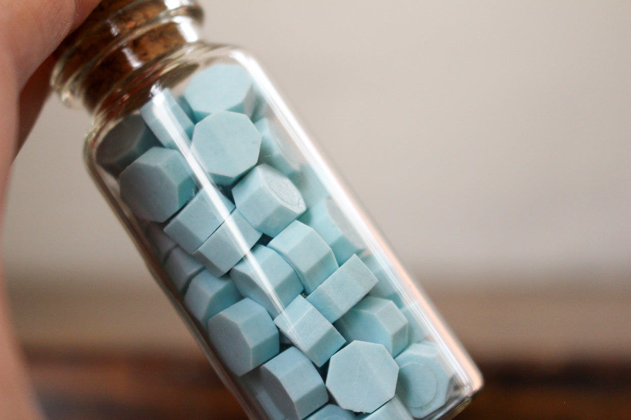 Bottled Sealing Wax - Summer Blue | Flywheel | Stationery | Tasmania