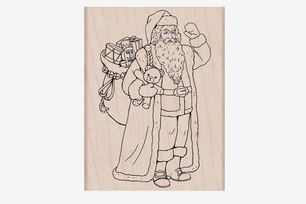 Hero Arts Christmas Stamp - Santa Bearing Gifts | Flywheel | Stationery | Tasmania
