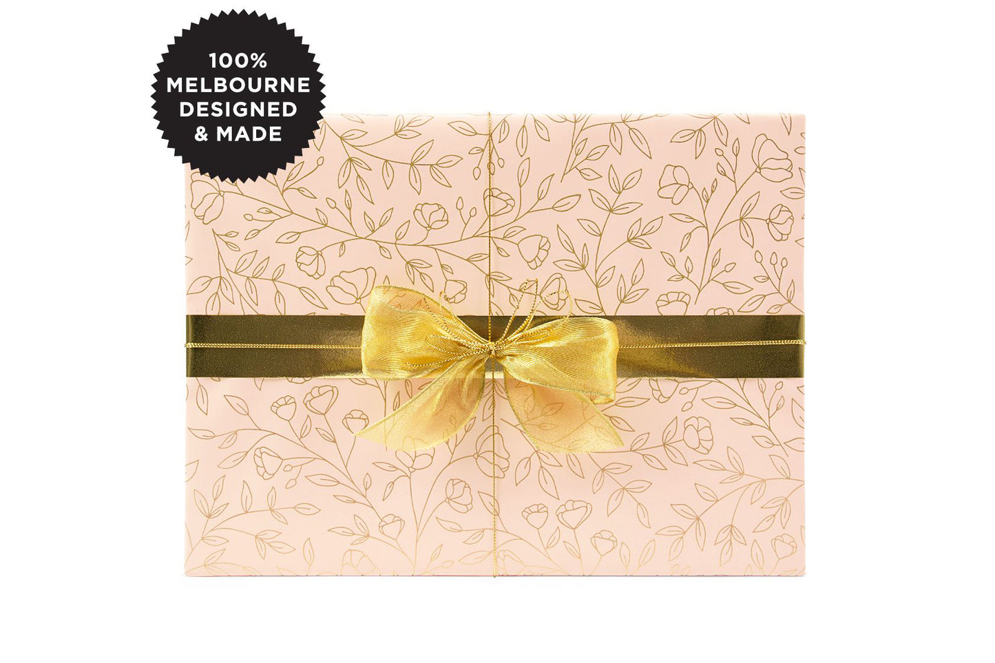 Inky Co Wrap - Delicate Flowers Nude | Flywheel | Stationery | Tasmania