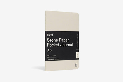 Karst Stone Paper Pocket Journal - Stone | Flywheel | Stationery | Tasmania